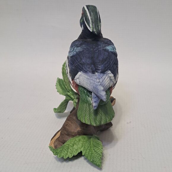 Lenox Fine Porcelain WOOD DUCK From The Garden Birds Collection 1990 Figurine - Picture 6 of 10